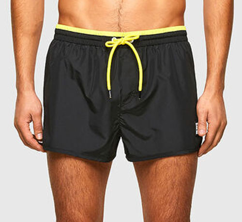 Diesel kort model zwemshort Reef zwart