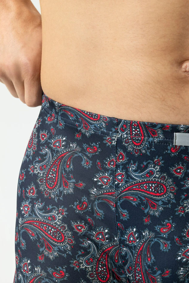 Mey boxershort shorty Paisley blauw