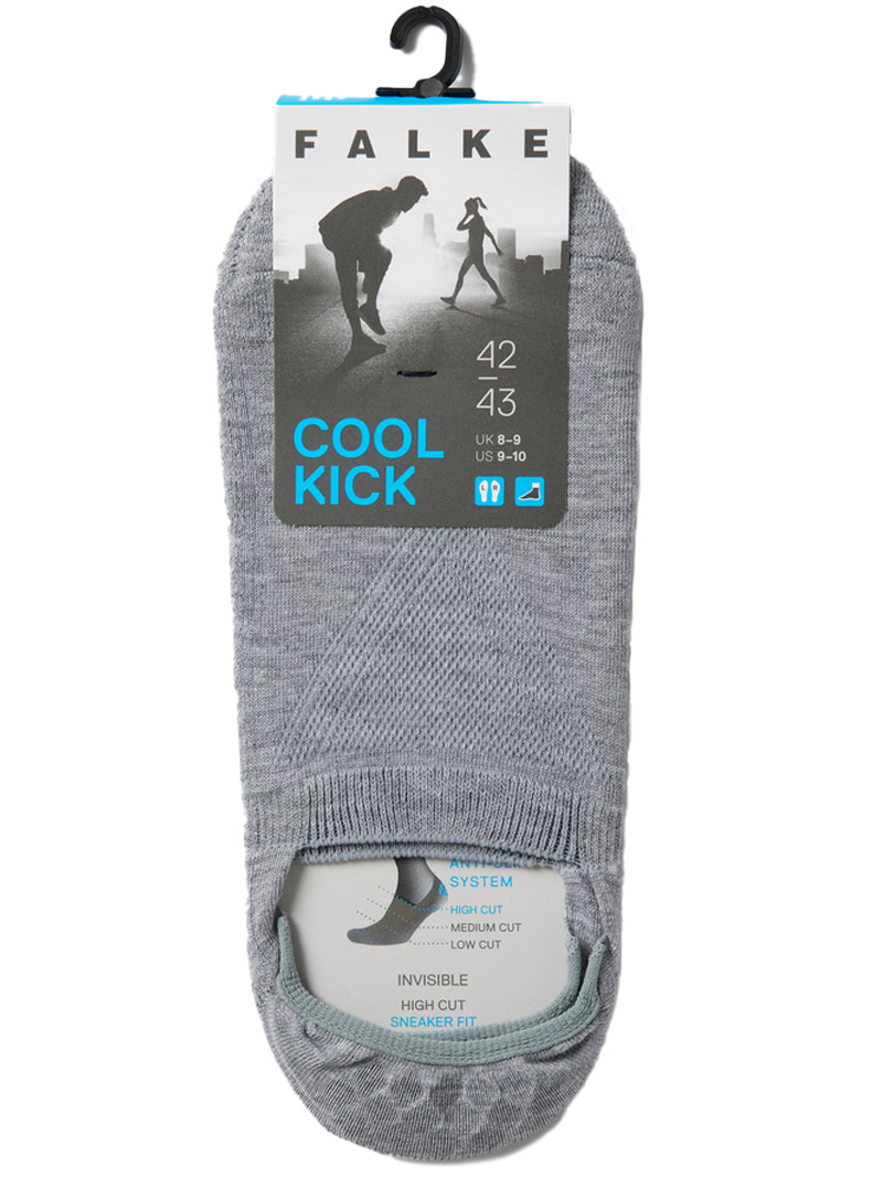 FALKE Cool kick invisible sokken grijs