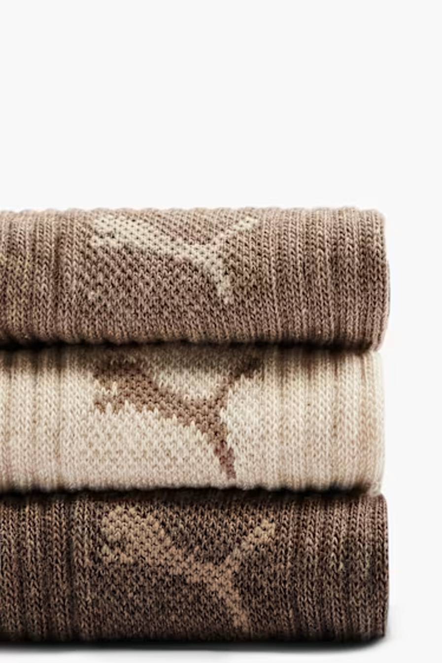 Puma Sportsokken 3-paar bruin melange