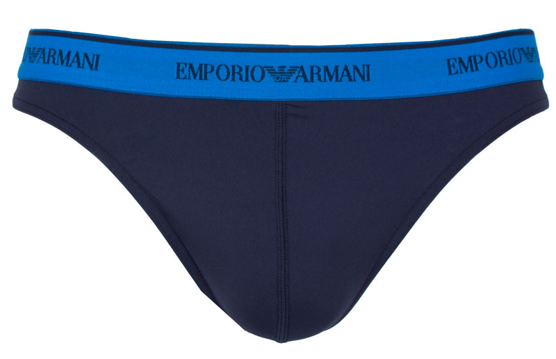 Armani Herenstring basic microfiber blauw
