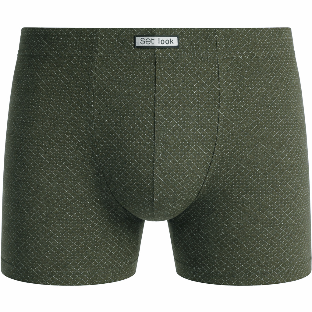 Set Boxershort Milano microfiber groen