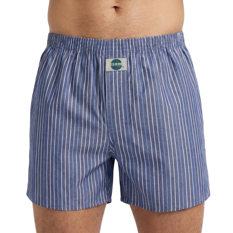Deal boxer jeans blauw gestreept 192309