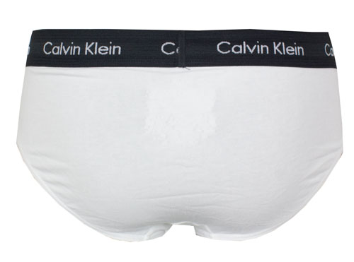 Calvin Klein slips cotton stretch 3-pack wit achterkant