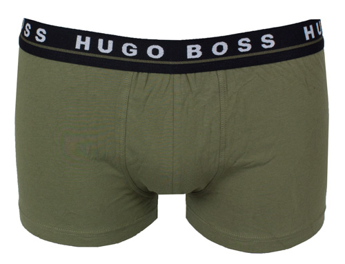 Hugo Boss boxershorts groen voorkant