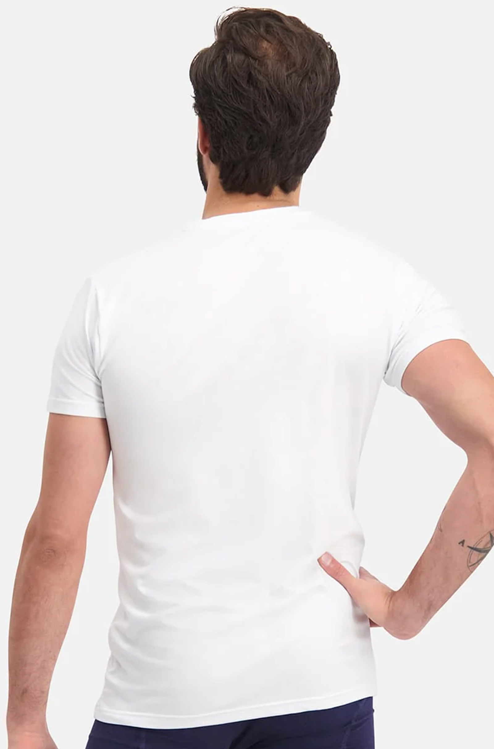 Bamboo basics T-shirts Ruben 2-pack wit