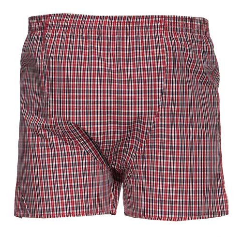 Deal boxer wijd rood ruitje achterkant