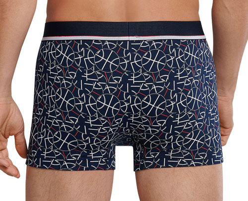 Schiesser boxershorts 3-pack rood achterkant