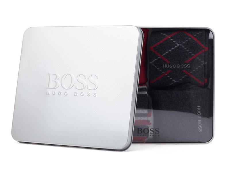 Hugo Boss heren sokken giftbox verpakking