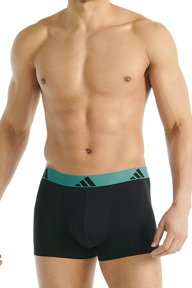 Adidas boxershorts Flex cotton 3-pack zwart