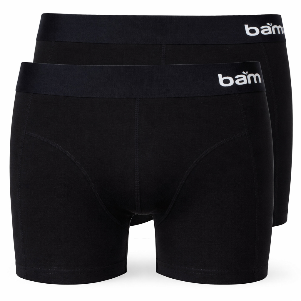 Apollo Bamboo boxershorts 2-pack zwart