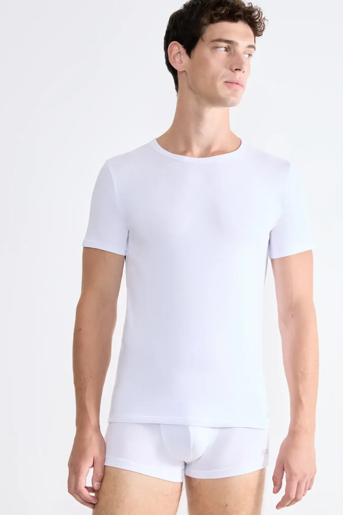 Sloggi T-shirts GO ABC 2-pack wit