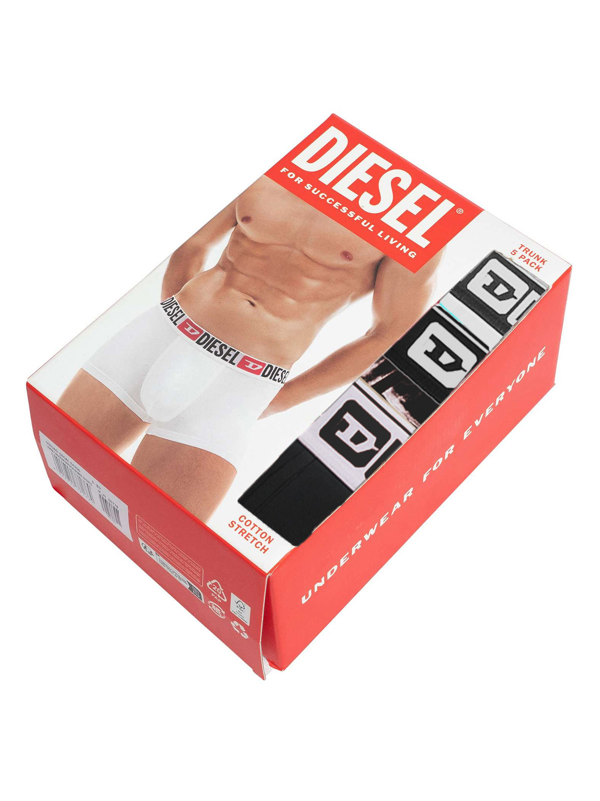 Diesel Boxershort Damien 3-pack zwart 
