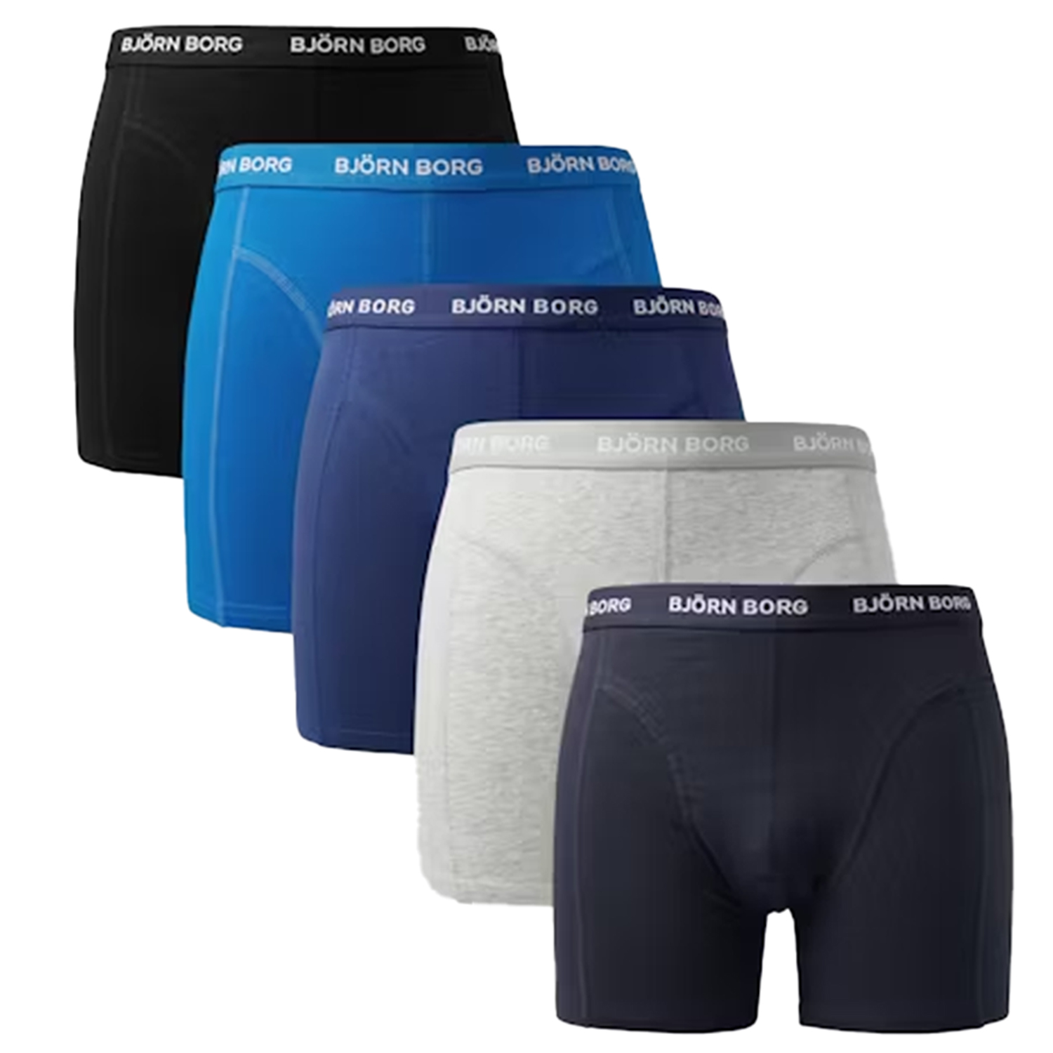 Bjorn Borg boxershorts essential 5-pack blauw