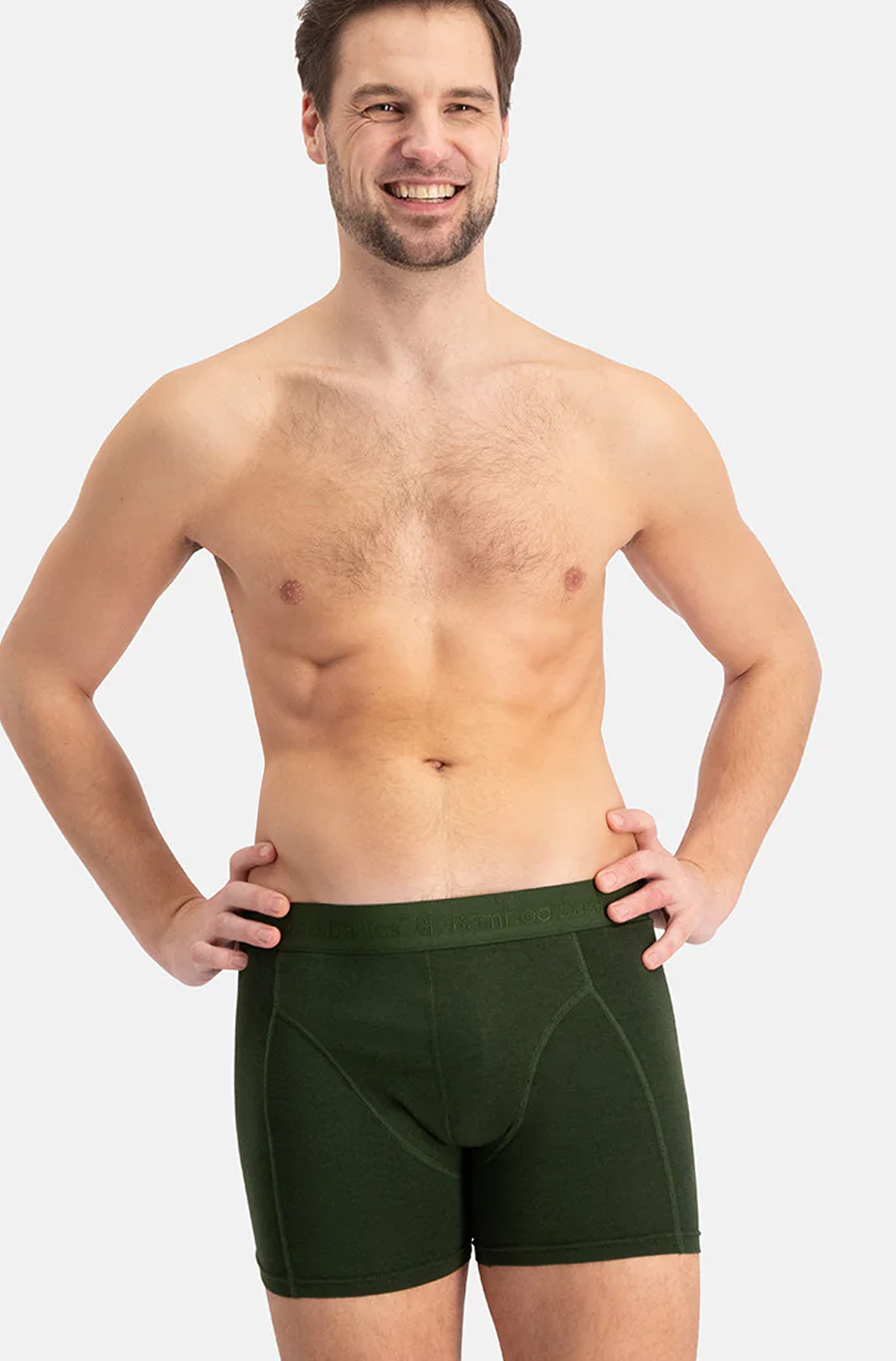 Bamboo basics  7-pack boxers Rico zwart-groen-blauw