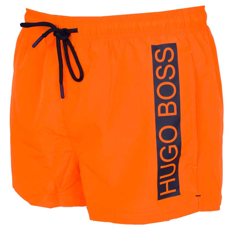 Hugo Boss Mooneye zwemshort oranje fluor