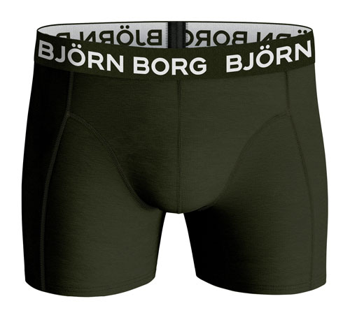 Bjorn Borg Core boxershorts groen 2-pack voorkant