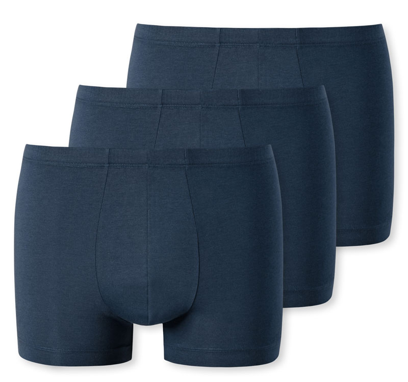 Schiesser Uncover boxershorts Modal Cotton blauw