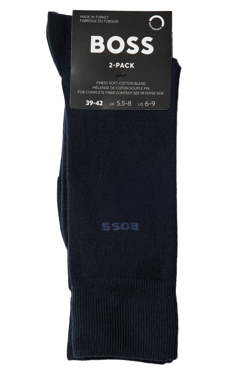 BOSS Sokken 2-paar blauw