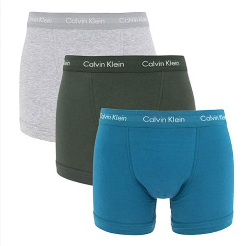 Calvin Klein boxershorts groen-grijs-blauw
