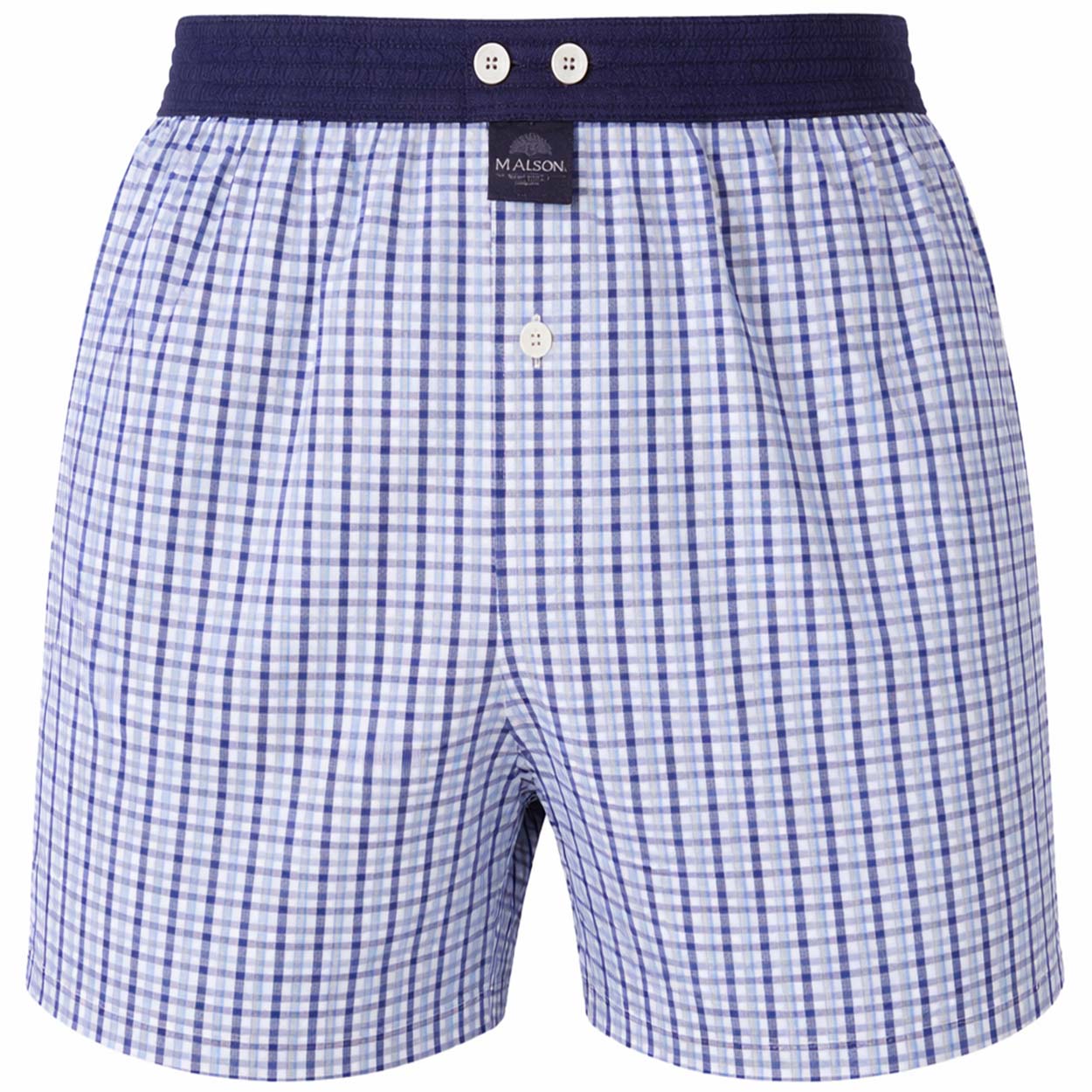 Mc Alson boxer blauw ruitje
