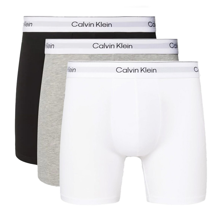 Calvin klein icon boxer LV00NB4394 zwart-wit-grijs