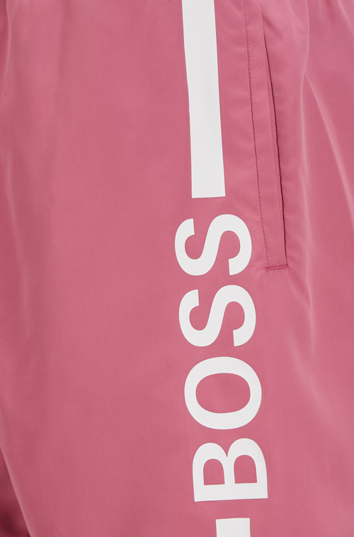Hugo Boss Dolphin zwemshort roze-wit logo