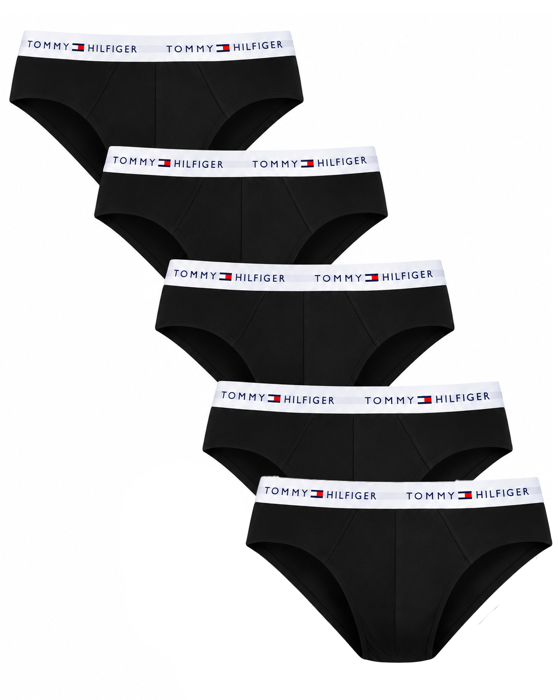 Tommy Hilfiger heren slips 5-pack zwart
