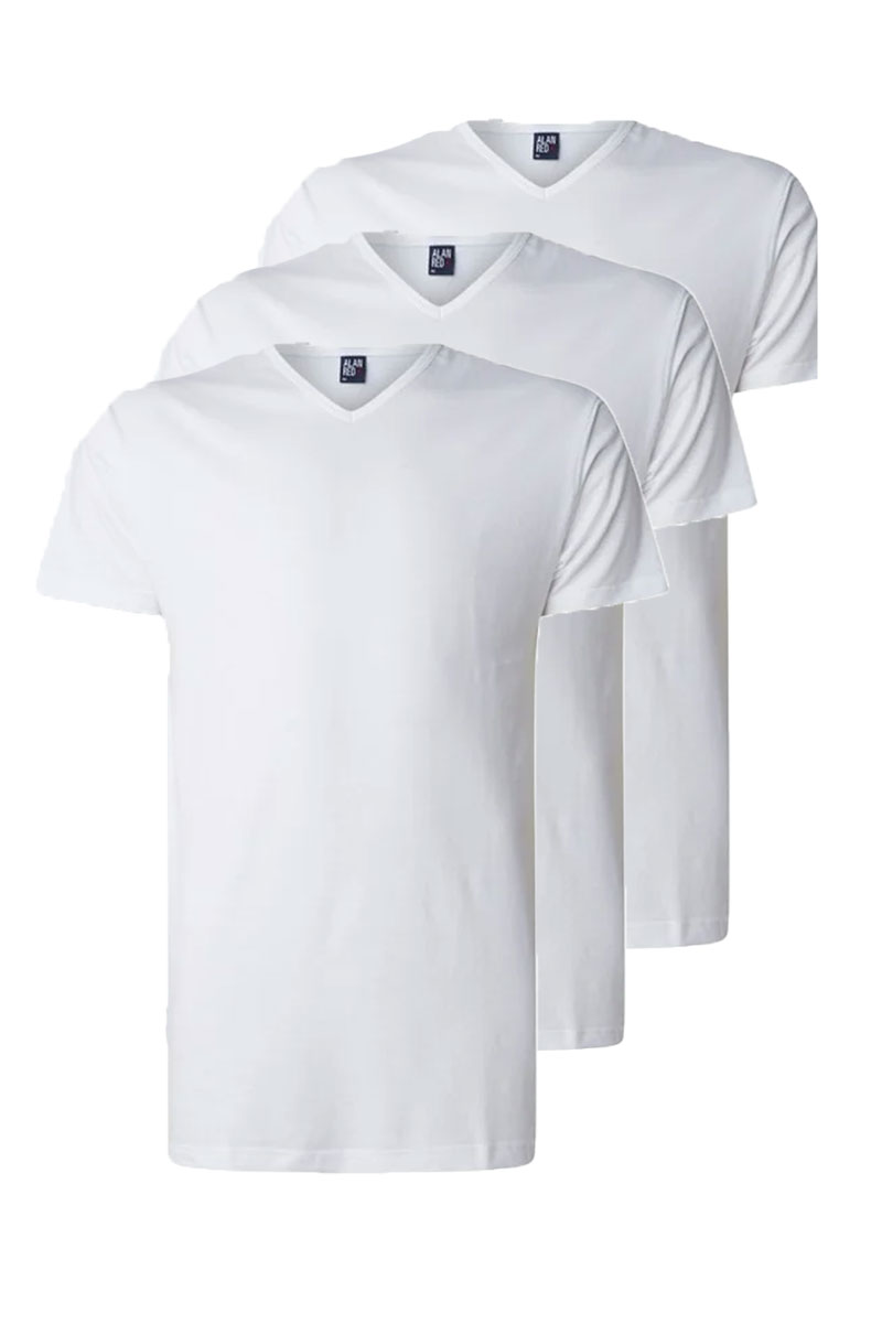 Alan Red T-shirts Vermont 3-pack actie