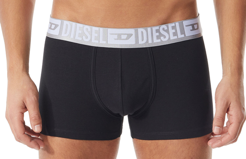 Diesel Damien zwart boxershort voorkant