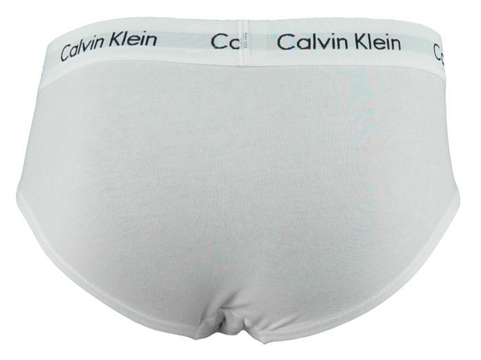 Calvin Klein slips cotton stretch 3-pack wit achterkant