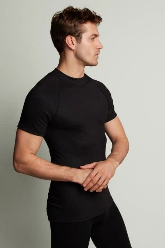 Ten Cate Thermo T-shirt korte mouw zwart
