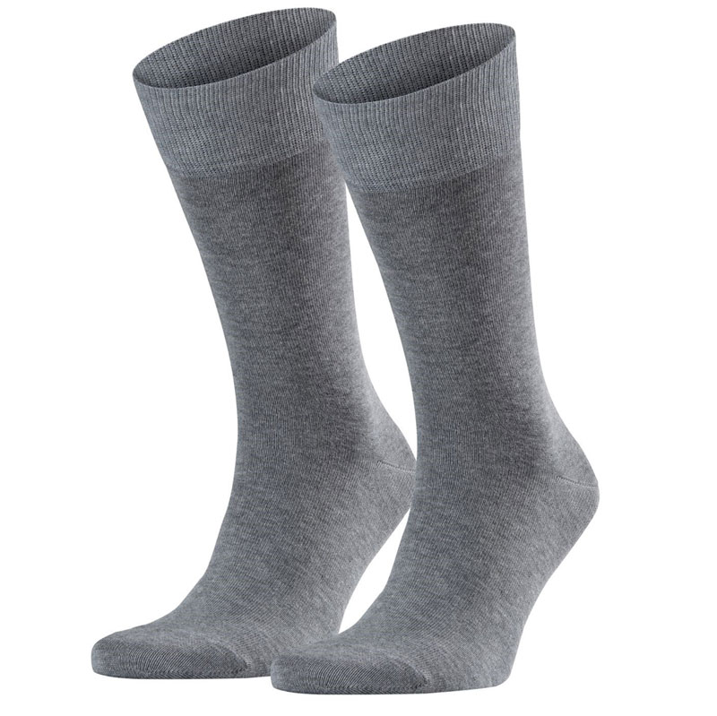 FALKE Happy sokken 2-paar grijs