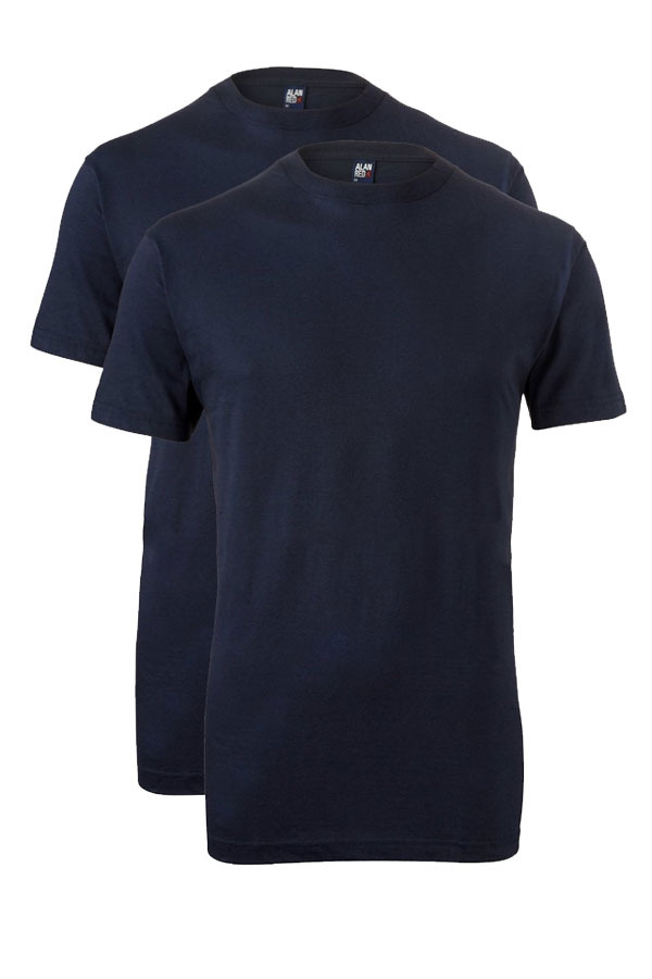 Alan Red T-shirts Virginia 2-pack blauw