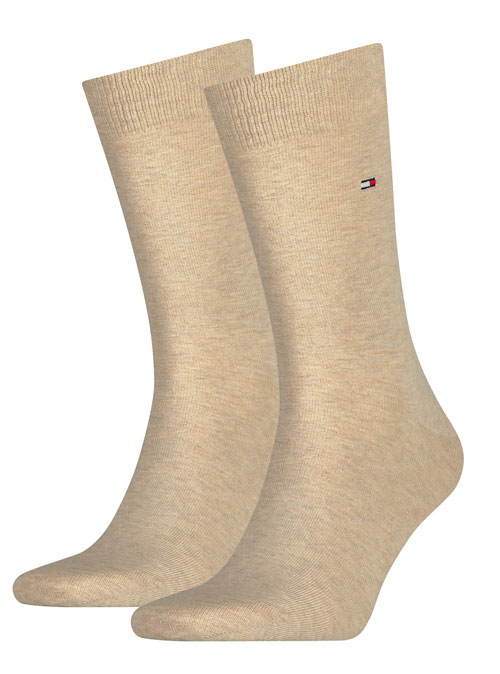 Tommy Hilfiger sokken 2-paar beige