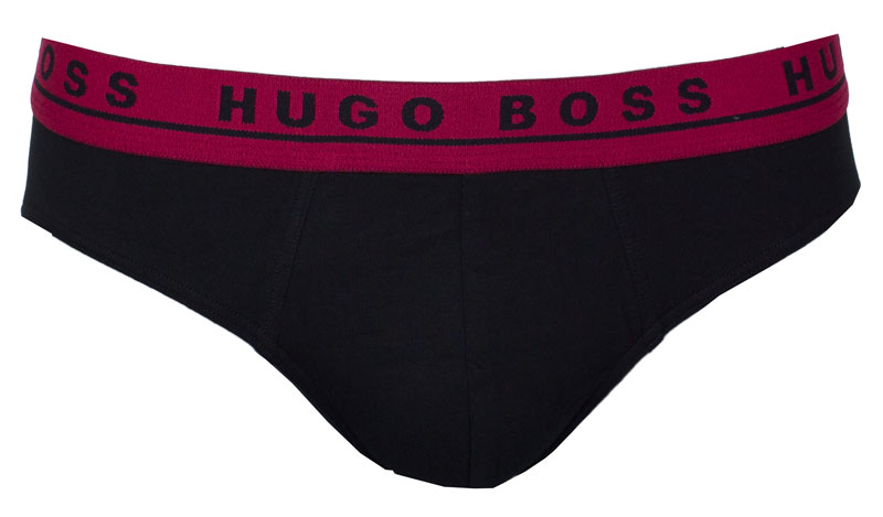 Hugo Boss heren slips 3-pack voorkant rood