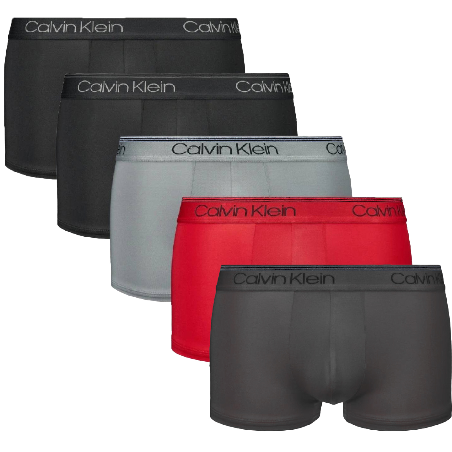 Calvin Klein microfiber low rise trunk 5-pack multi color