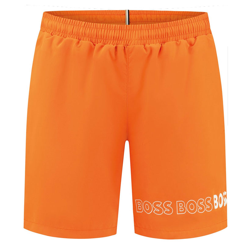 Hugo Boss Dolphin oranje zwembroek voorkant