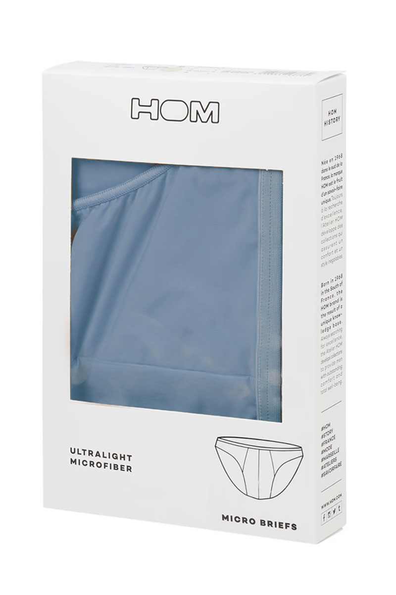 Hom Plumes micro slip blue