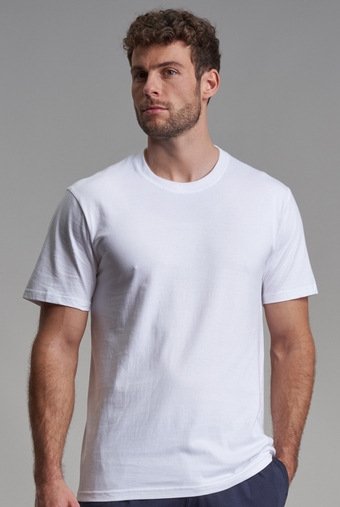 Gotzburg T-shirts ronde hals 2-pack wit