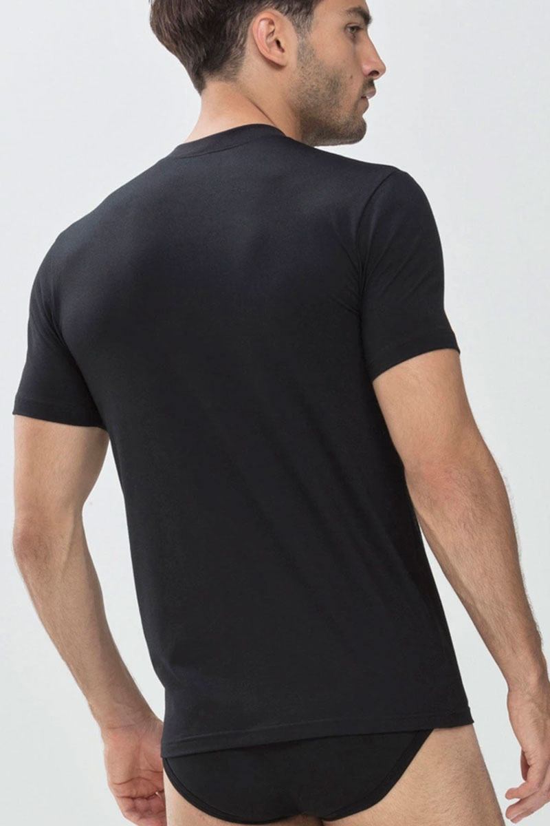 Mey T-shirt Olympia dry cotton zwart