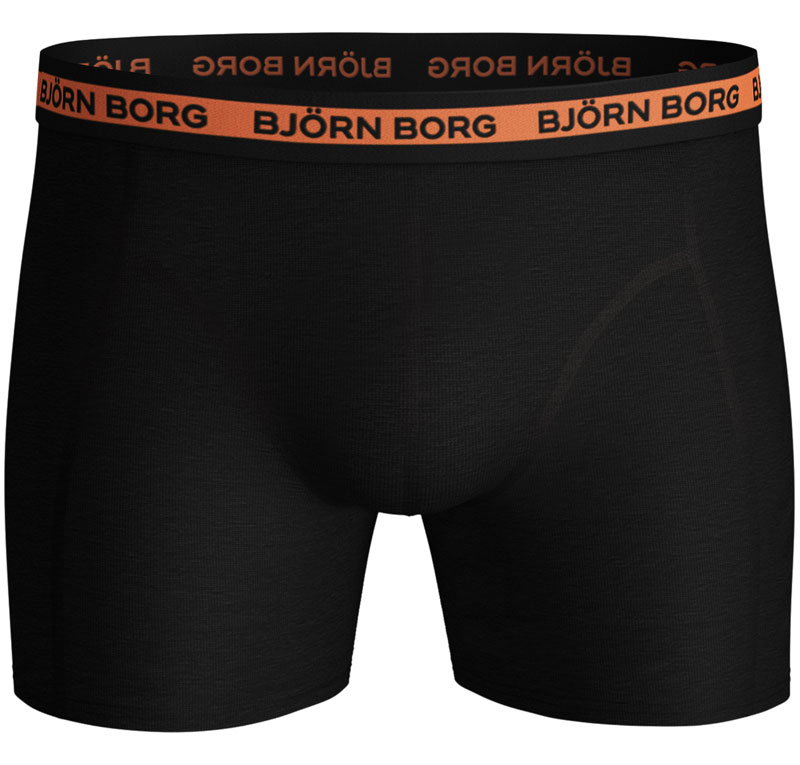 Bjorn Borg boxershorts Sammy solids 7-pack oranje
