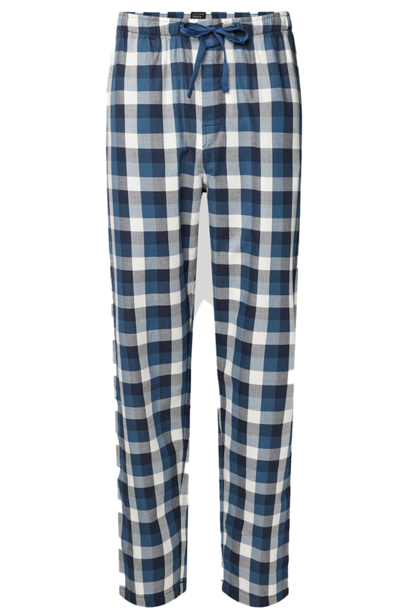 Schiesser pyjamabroek blauwe ruit 