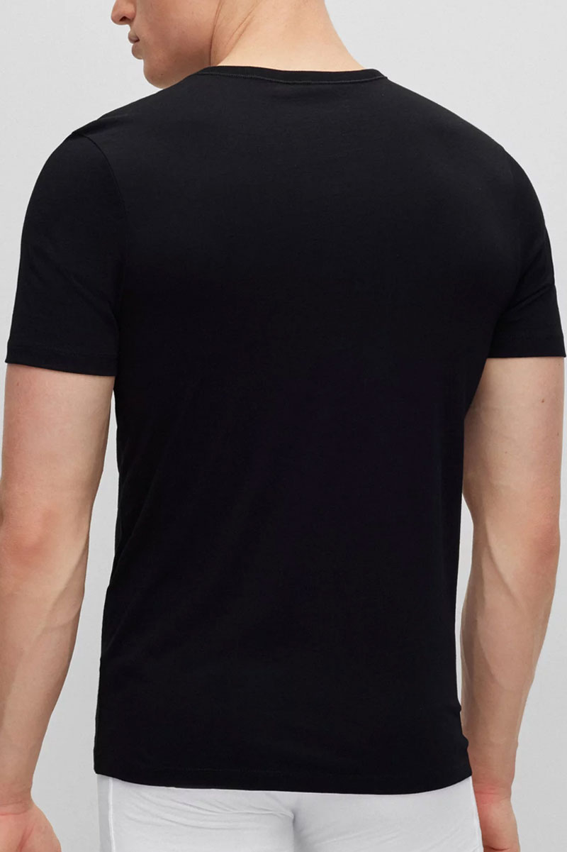 Hugo Boss T-shirt V-hals Classic 3-Pack zwart