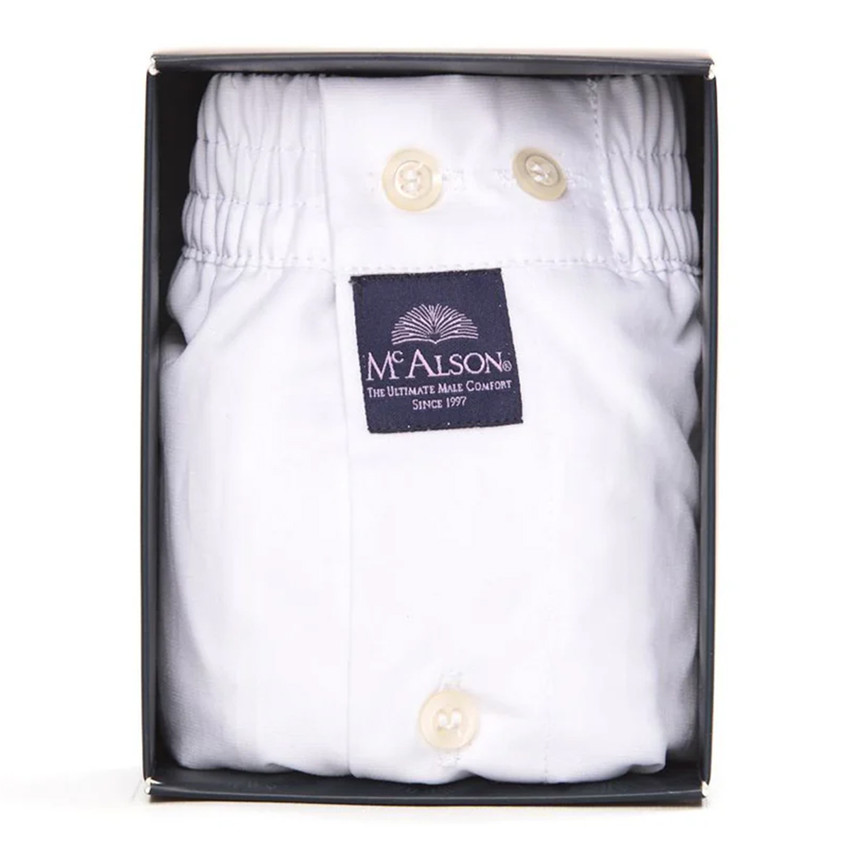 Mc Alson Boxer Classic white