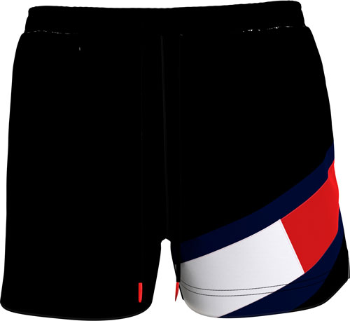 Tommy Hilfiger medium drawstring zwemshort zwart