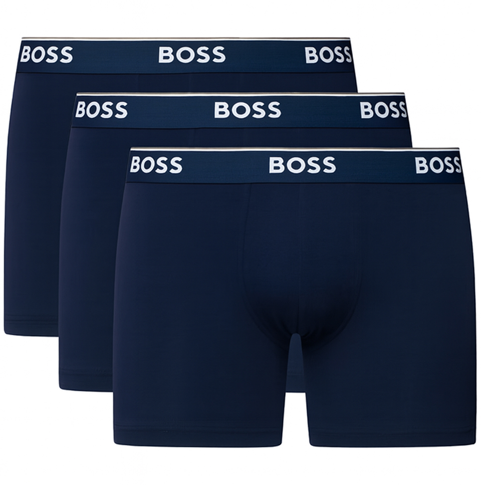 Boss boxershorts Power 3-pack donkerblauw
