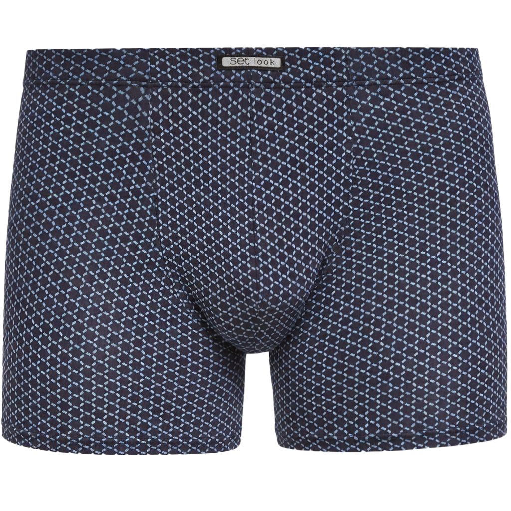 Set Boxershort Milano microfiber blauw