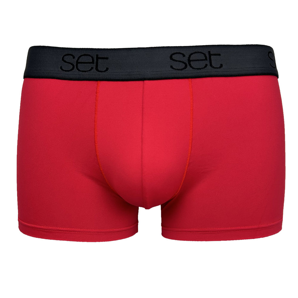 Set look Boxershort- trunk microfiber rood
