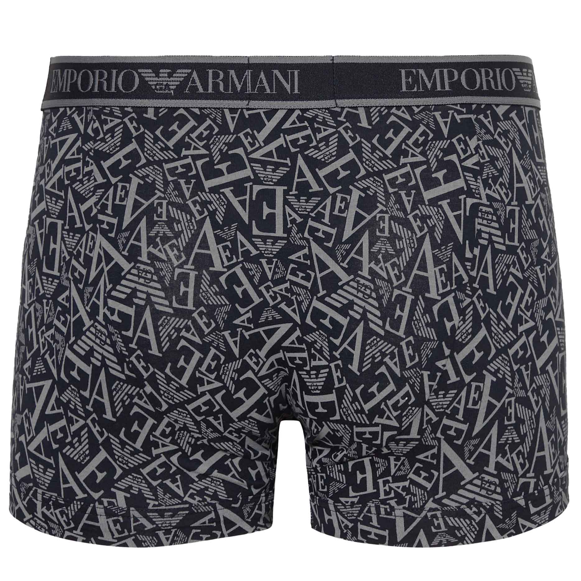 Armani boxershort 3-pack met Logo zwart grijs